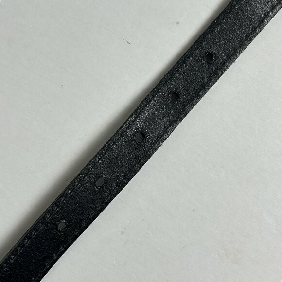 Vintage 1990s Liz Claiborne Slim Leather Belt | Classic Minimal Y2K - Picture 11 of 15